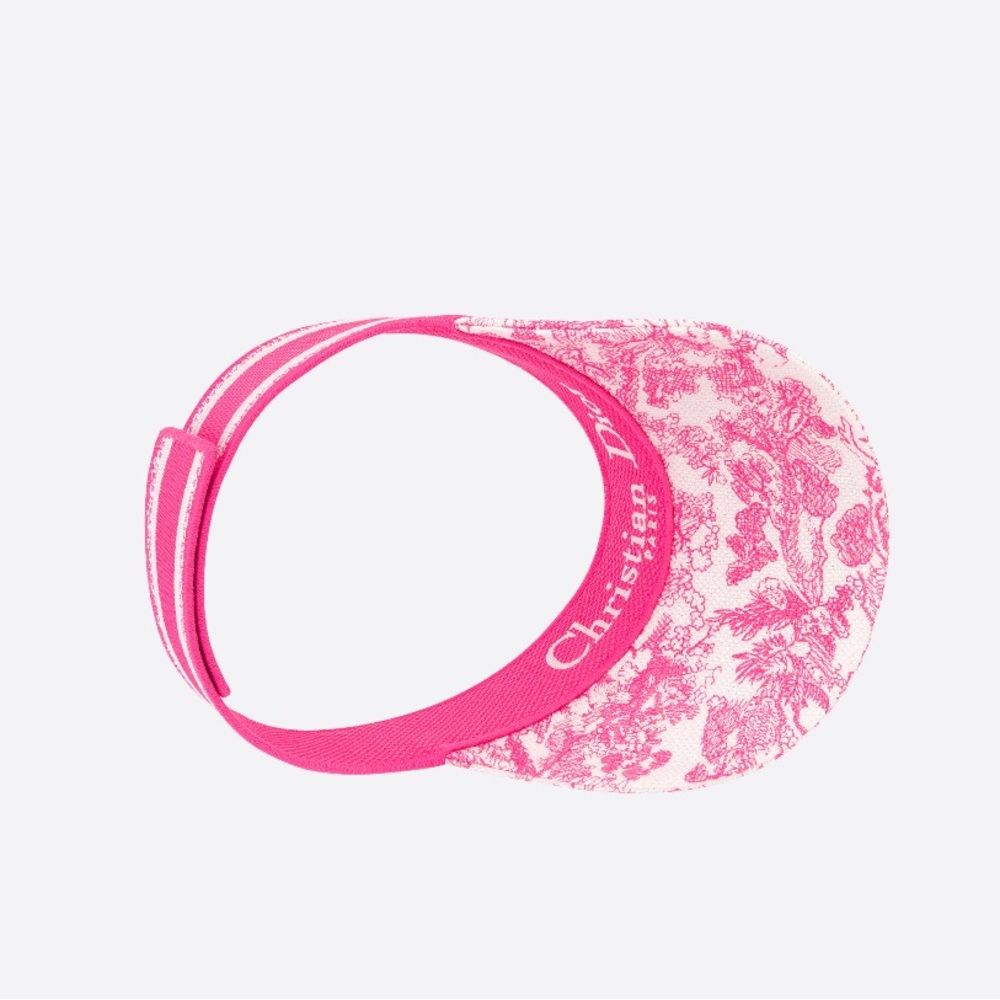 TOILE DE JOUY SAUVAGE VISOR
Ivory and Fluorescent Pink Cotton Blend - Picture 4 of 7